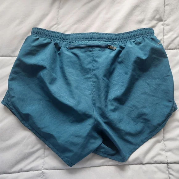 Nike Blue Athletic Shorts Lightweight Elastic Waist - Picture 2 of 3